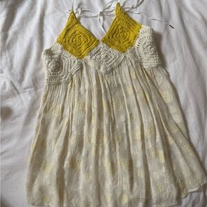 Free People Yellowbell Tunic Halter Top